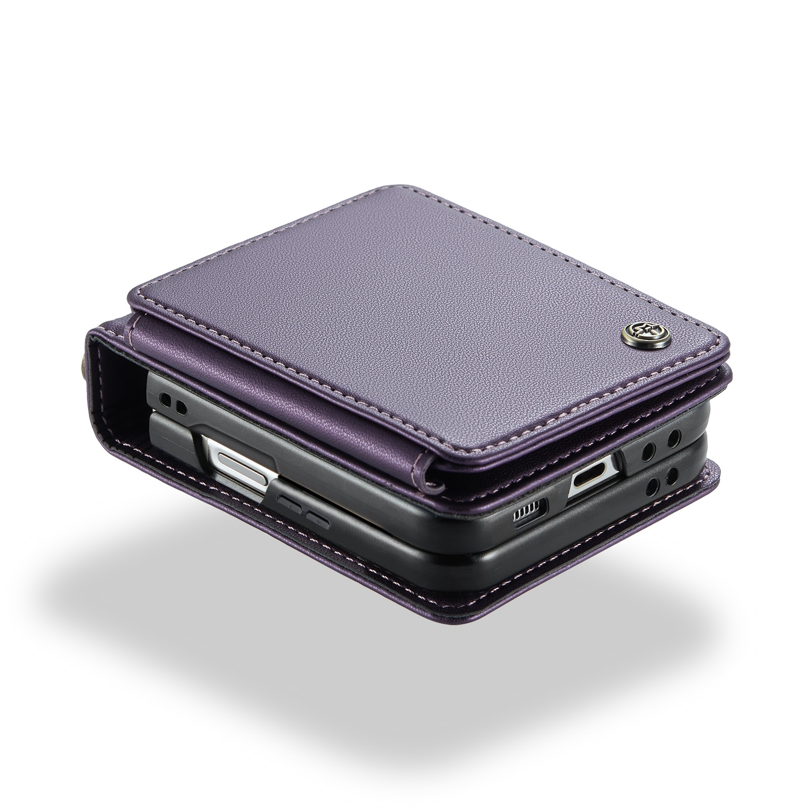 RFID-geschützte Portemonnaie-Hülle Samsung Galaxy Z Flip 7 Lila