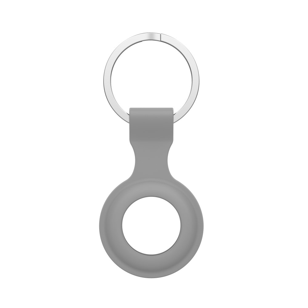 AirTag Schlüsselanhänger/Hülle Silikon Grau