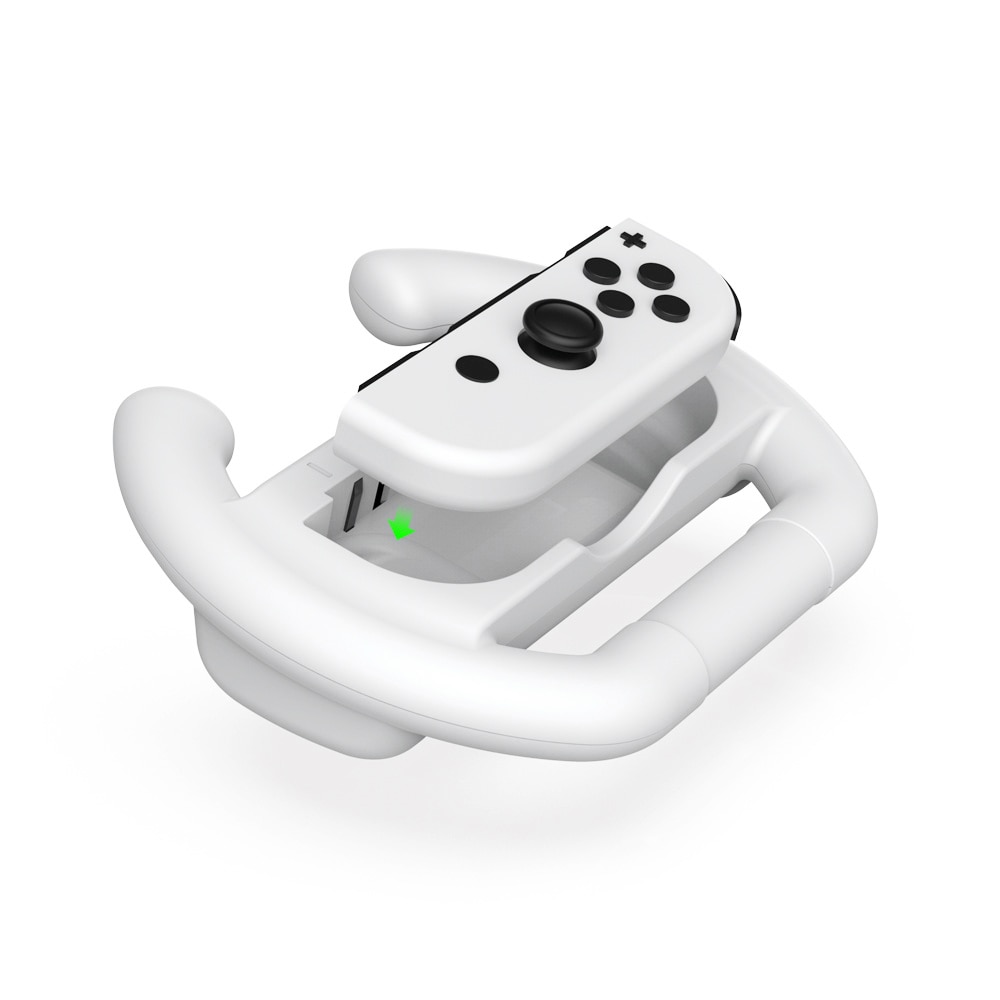 Lenkrad für Joy-Con Nintendo Switch OLED Weiß