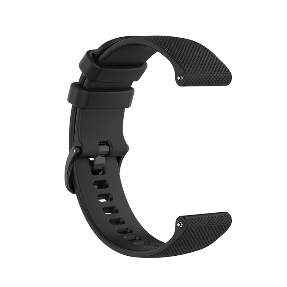 Huawei Watch GT 2/3 42mm Armband aus Silikon, schwarz