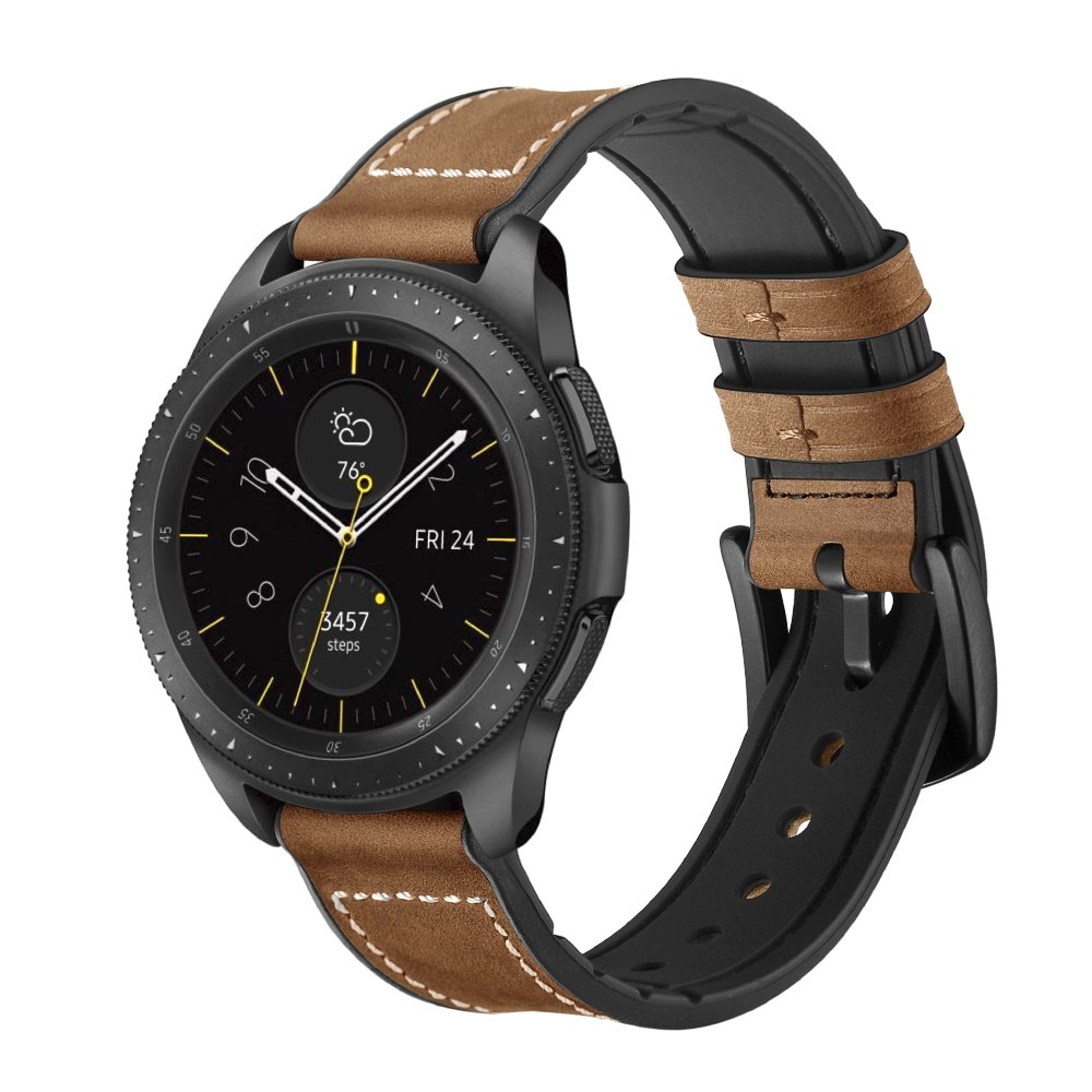 Samsung Galaxy Watch 4 Classic 42/46 mm Premium Lederarmband Braun
