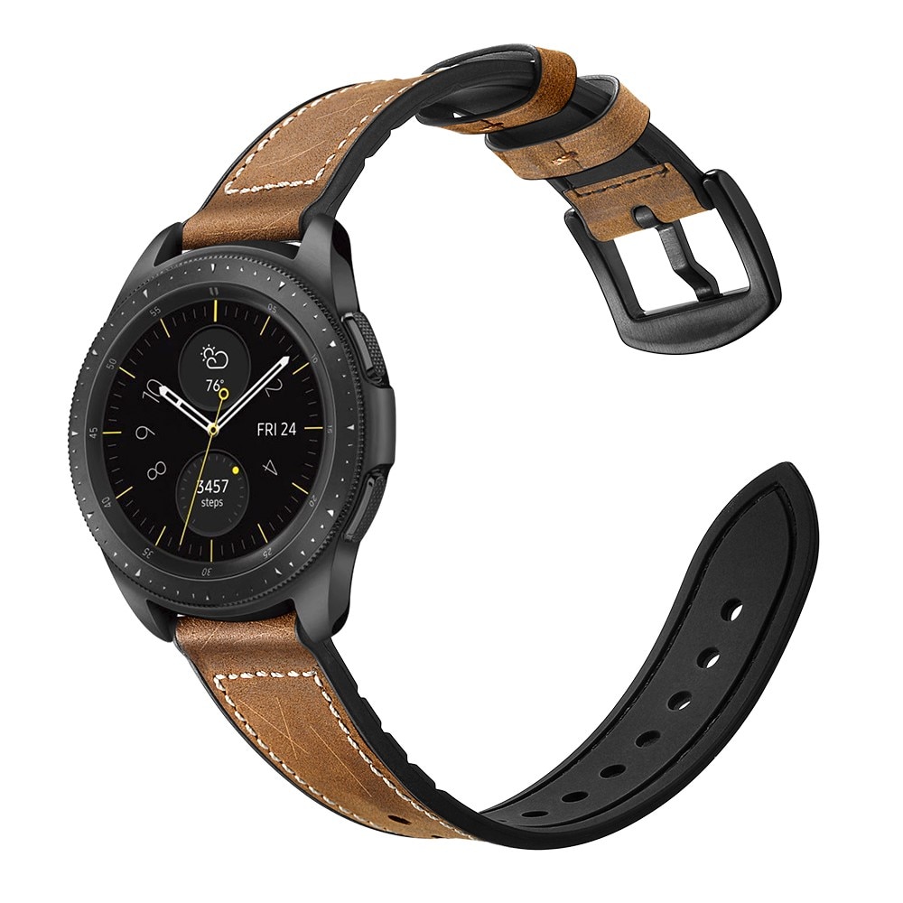 Samsung Galaxy Watch 4 Classic 42mm Premium Lederarmband Braun