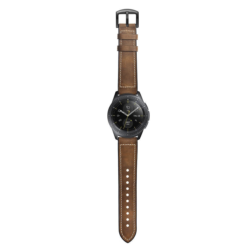 Samsung Galaxy Watch 4 Classic 42mm Premium Lederarmband Braun