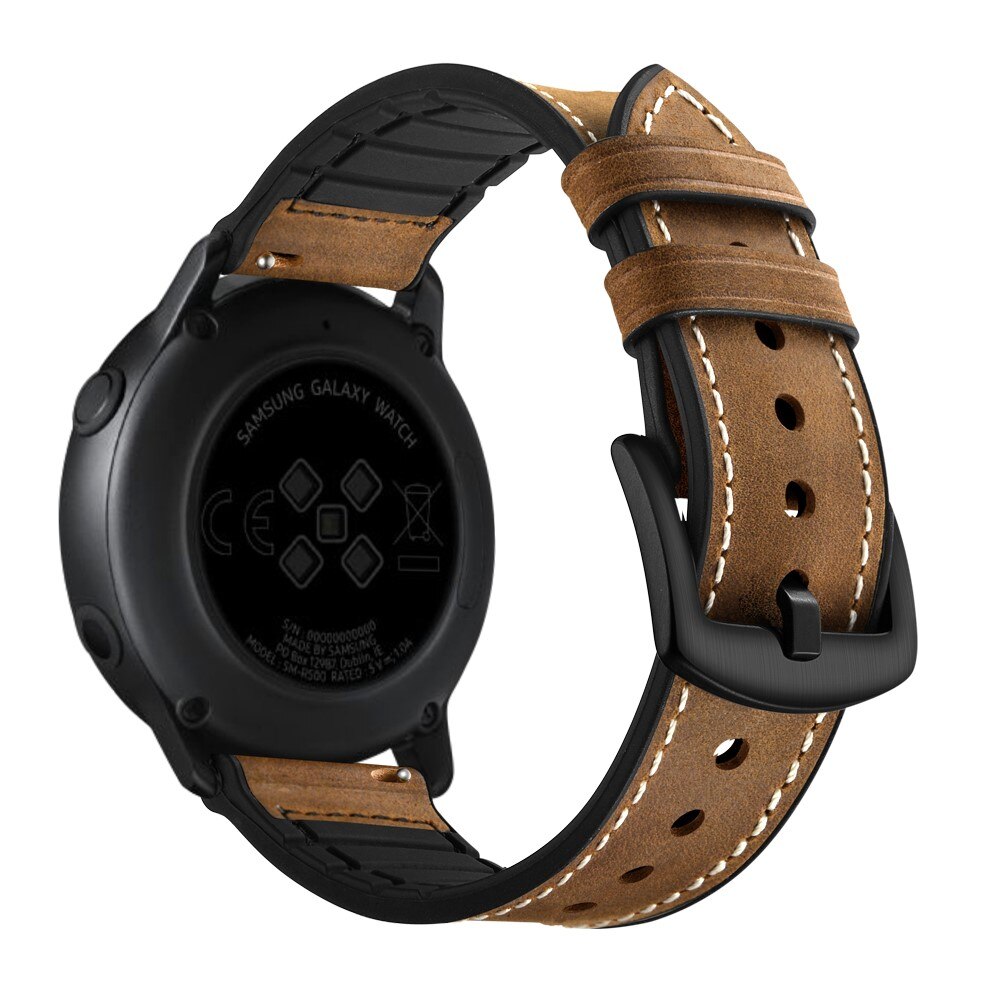 Samsung Galaxy Watch 4 40mm Premium Lederarmband Braun