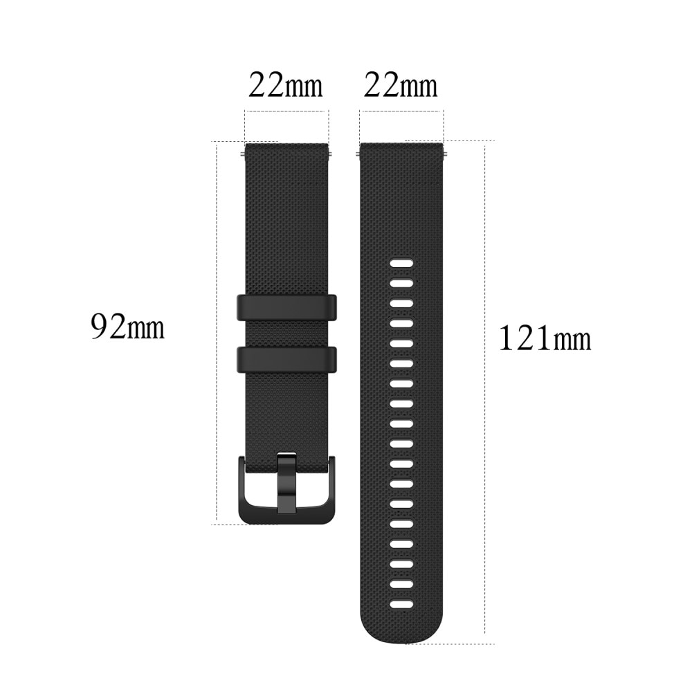 Garmin Vivoactive 4 Armband aus Silikon, schwarz