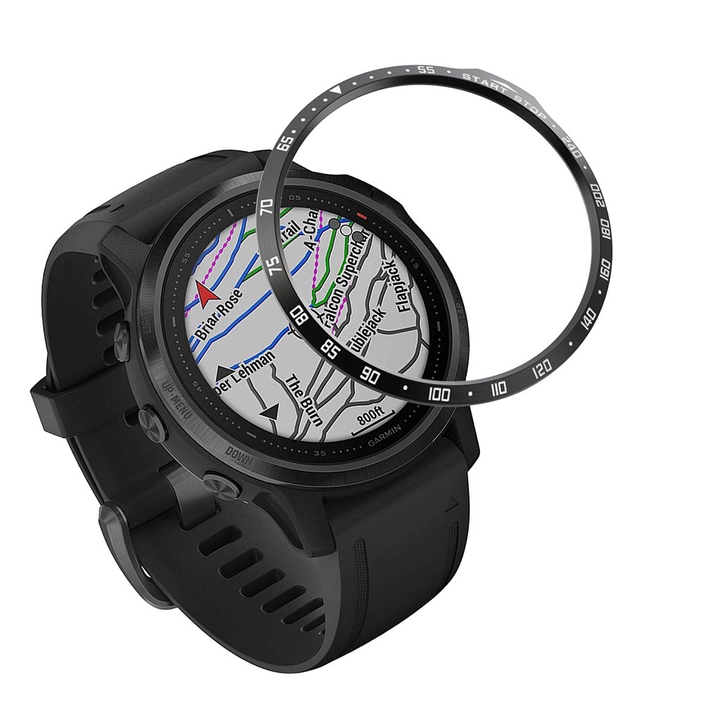 Garmin Fenix 6S Lünette Ring Schwarz