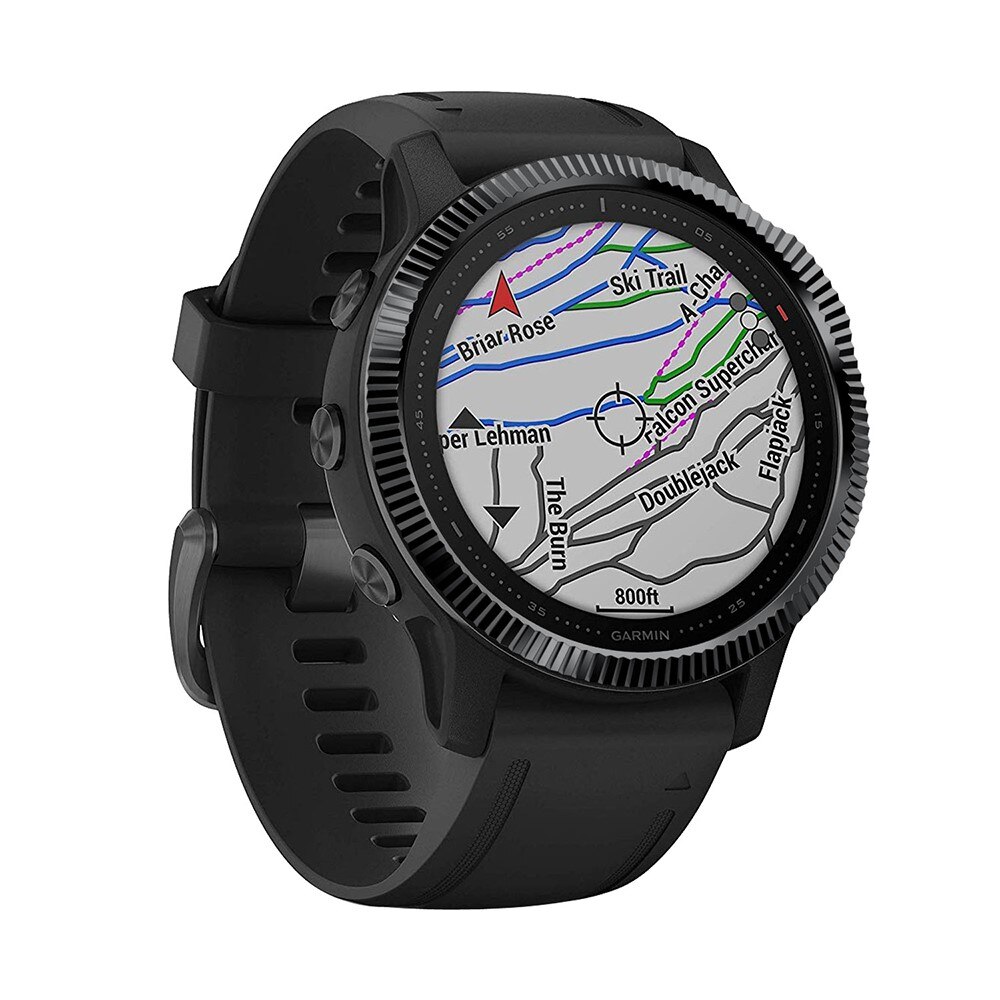 Garmin Fenix 6S Lünette Ring gerillt schwarz