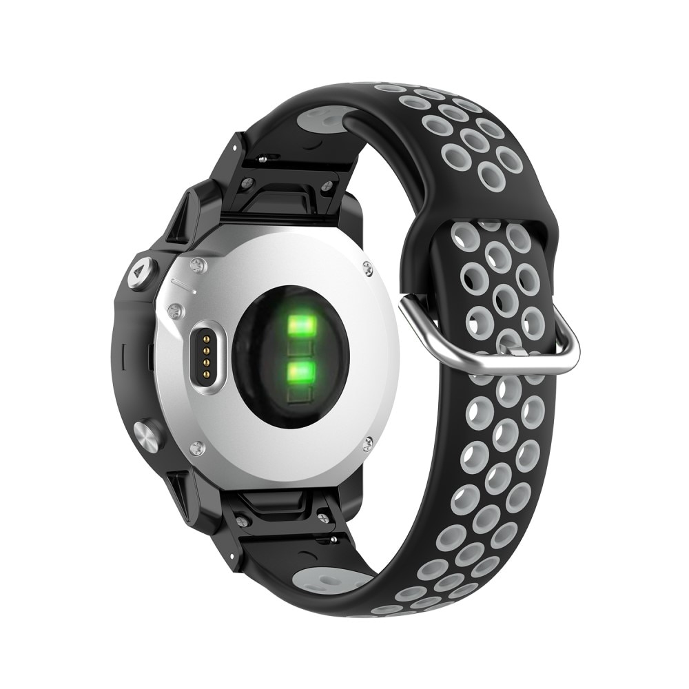 Garmin Fenix 6S Pro Sport Armband aus Silikon schwarz