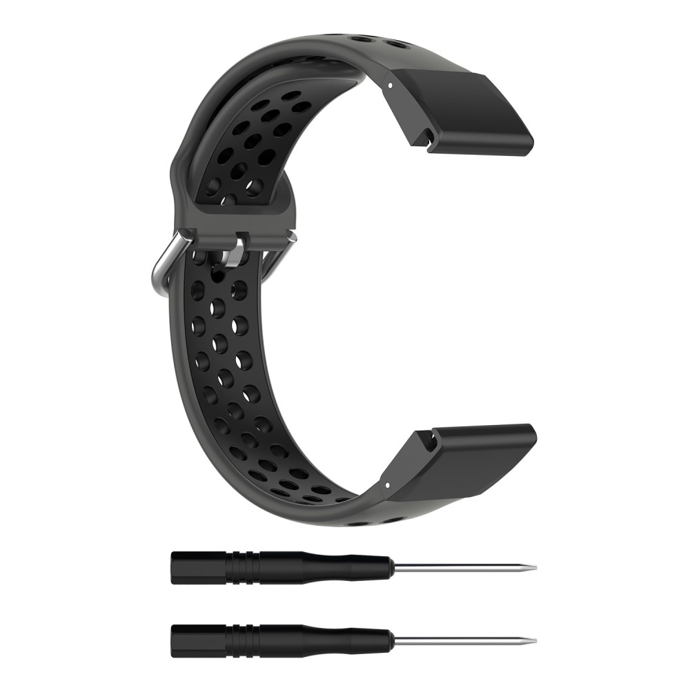 Coros Vertix 2 Sport Armband aus Silikon schwarz