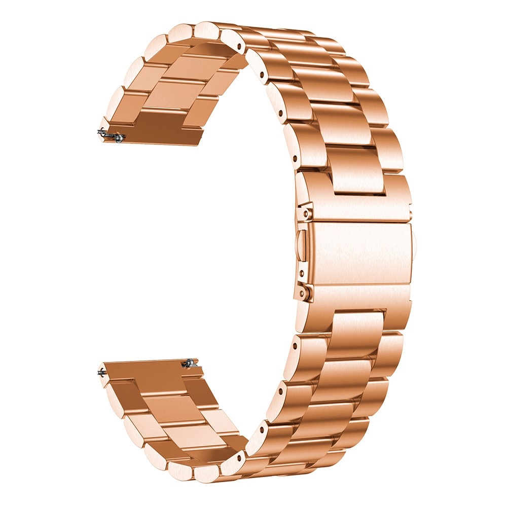 Universal 22mm Armband aus Stahl roségold