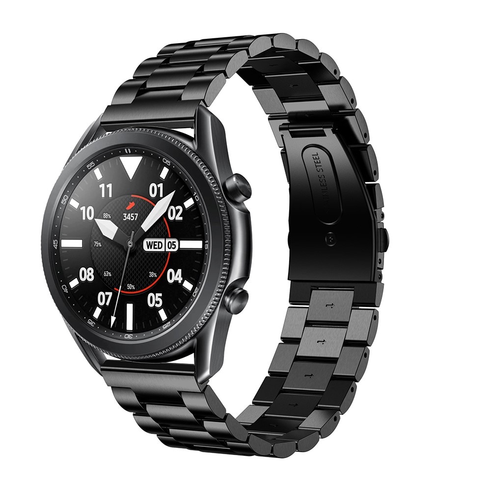 Samsung Galaxy Watch 5 44mm Armband aus Stahl Schwarz