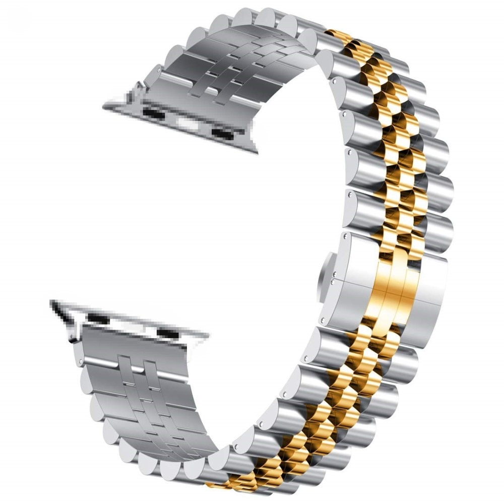 Apple Watch SE 40mm Stainless Steel Bracelet silber/gold