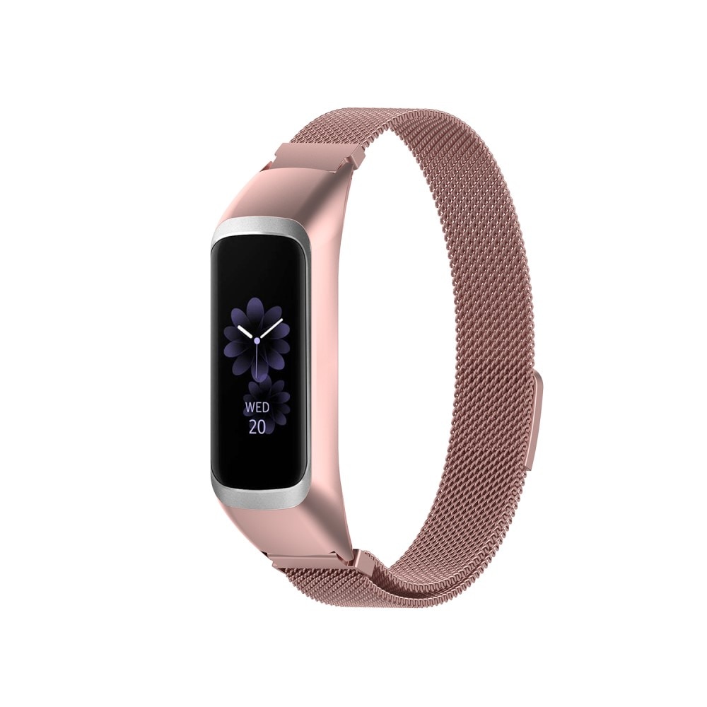 Samsung Galaxy Fit 2 Milanaise-Armband rosagold