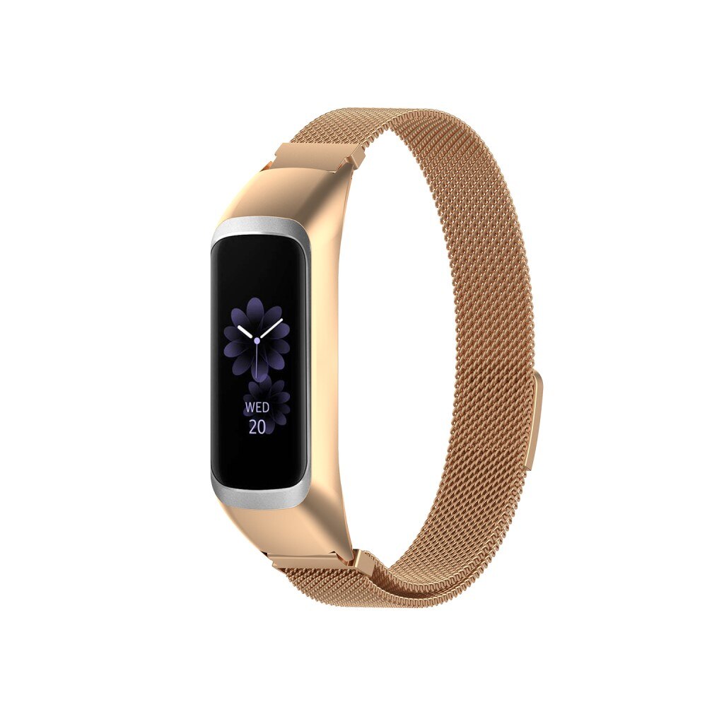 Samsung Galaxy Fit 2 Milanaise-Armband roségold