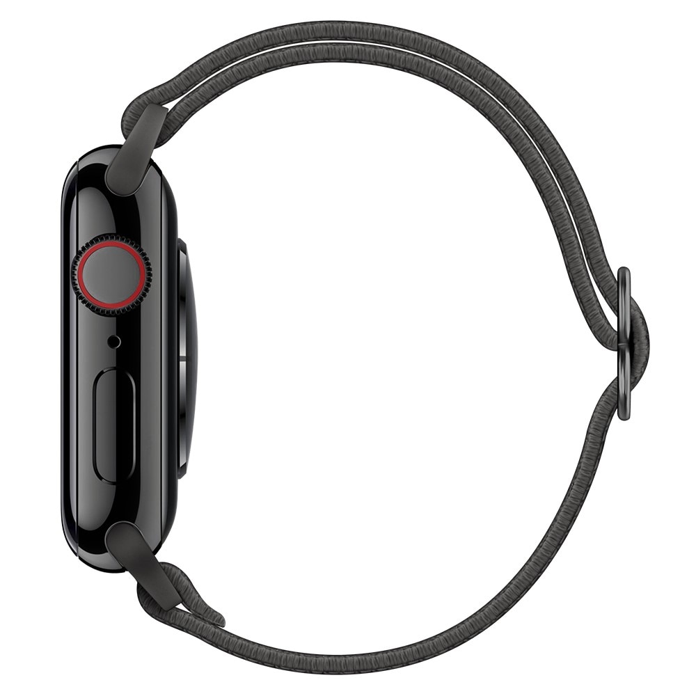 Apple Watch 41mm Series 8 Elastisches Nylon-Armband grau