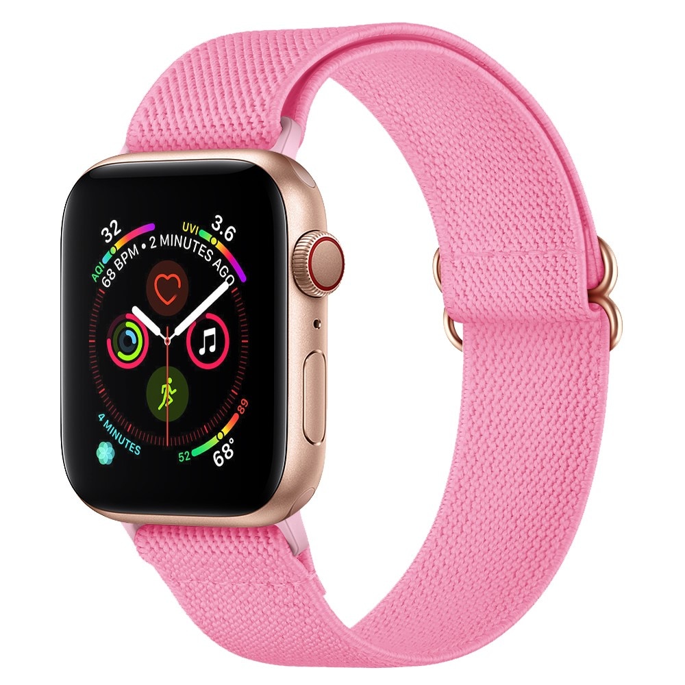 Apple Watch 38/40/41 mm Elastisches Nylon-Armband rosa
