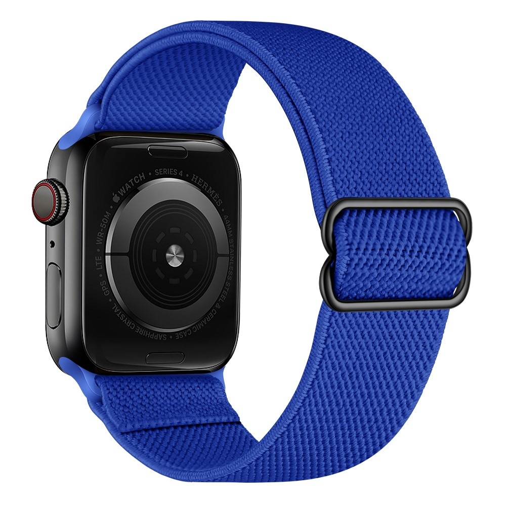 Apple Watch 41mm Series 8 Elastisches Nylon-Armband blau