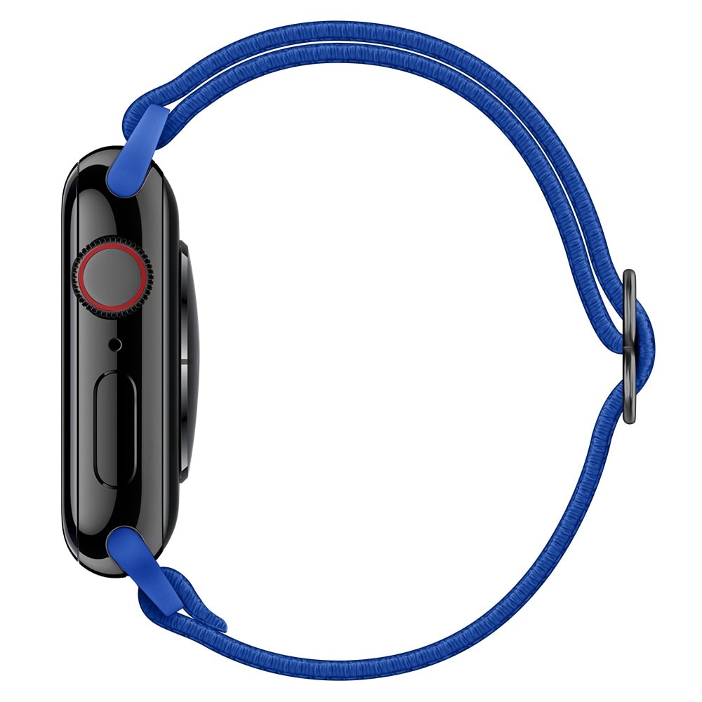 Apple Watch 41mm Series 8 Elastisches Nylon-Armband blau