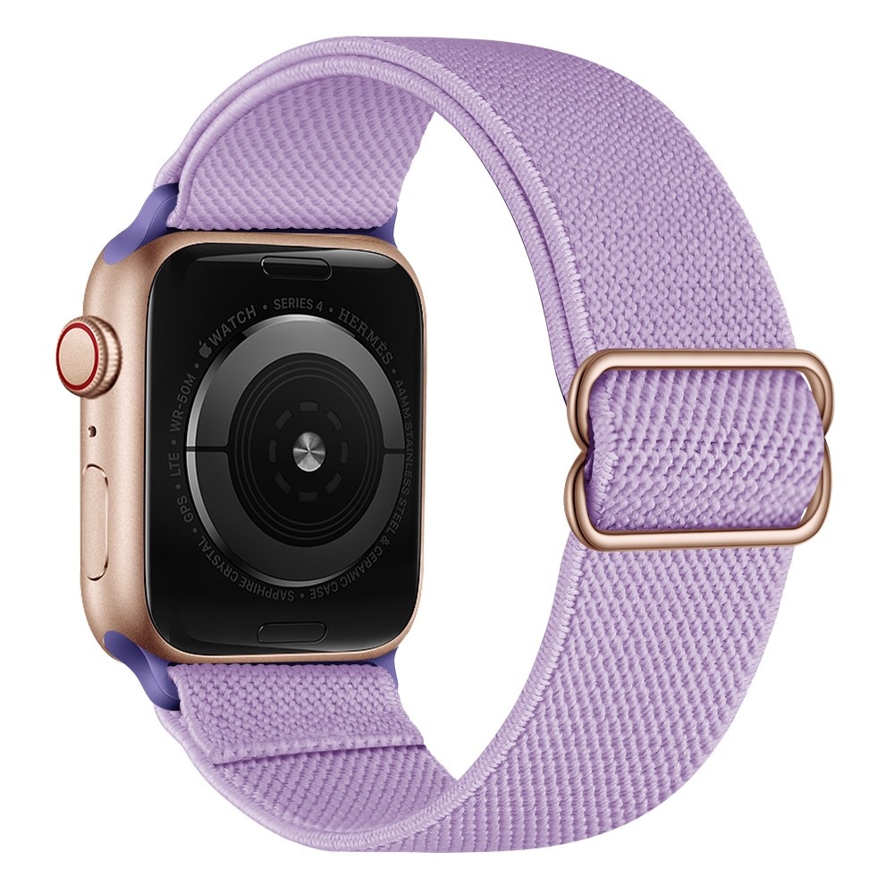 Apple Watch 42mm Elastisches Nylon-Armband lila