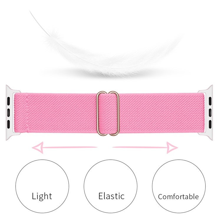 Apple Watch 38mm Elastisches Nylon-Armband rosa