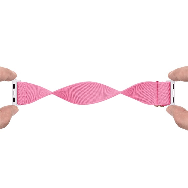 Apple Watch Ultra 49mm 2nd Gen Elastisches Nylon-Armband, Rosa