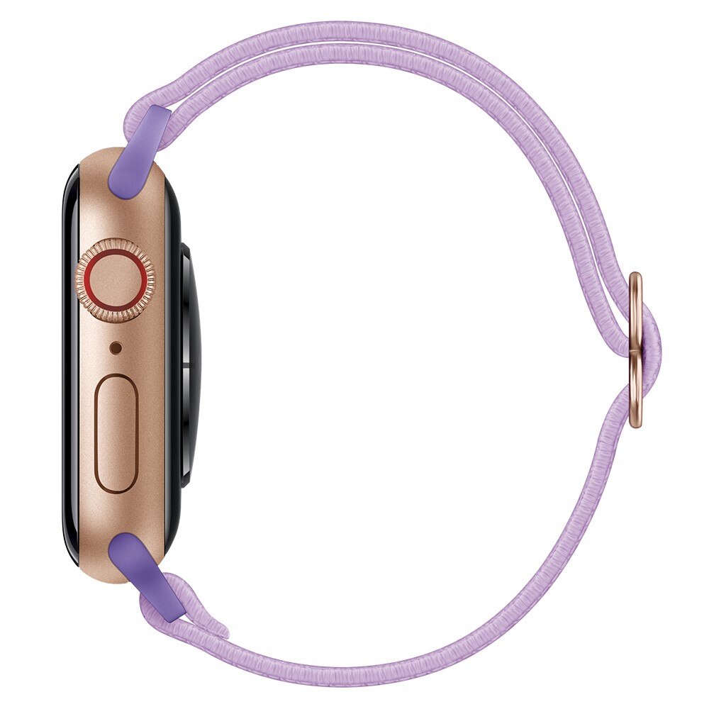 Apple Watch Ultra 49mm Elastisches Nylon-Armband lila