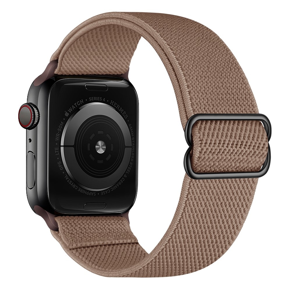 Apple Watch Ultra 2 49mm Elastisches Nylon-Armband braun