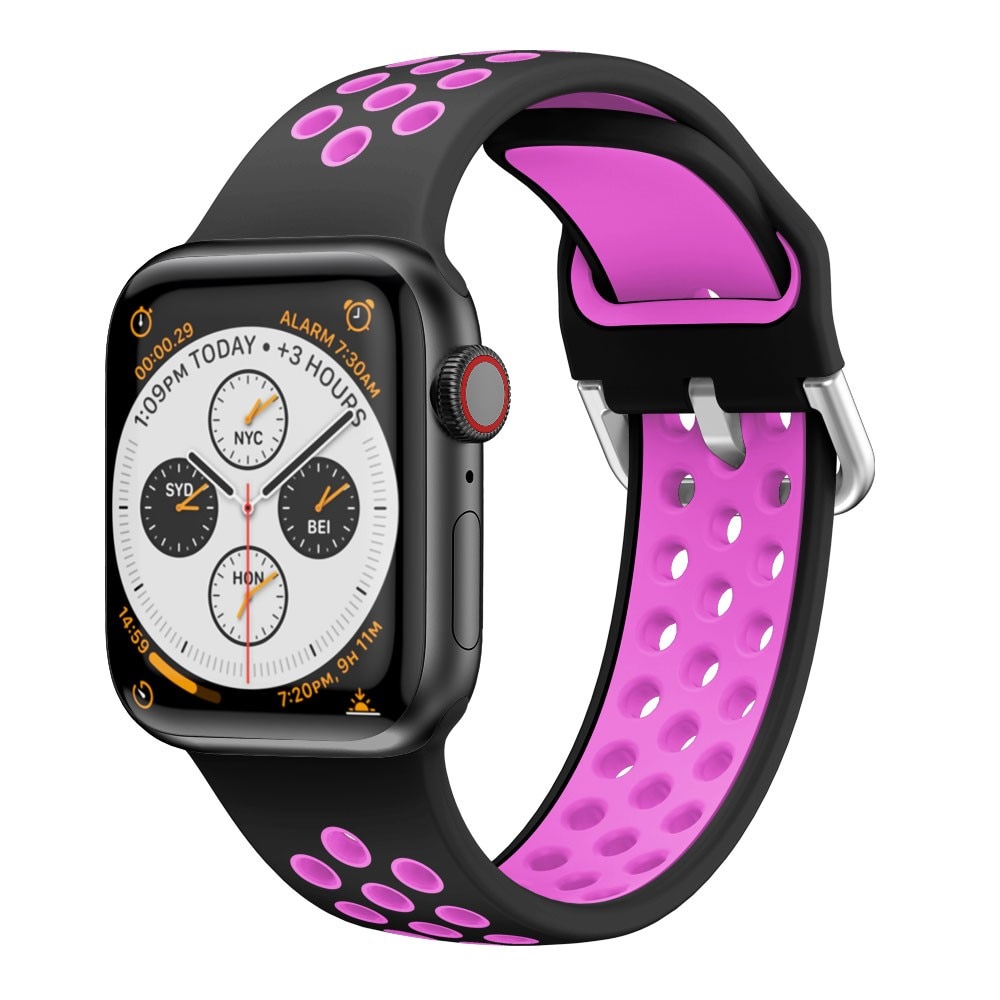 Apple Watch 42/44/45 mm Sport Armband aus Silikon Lila