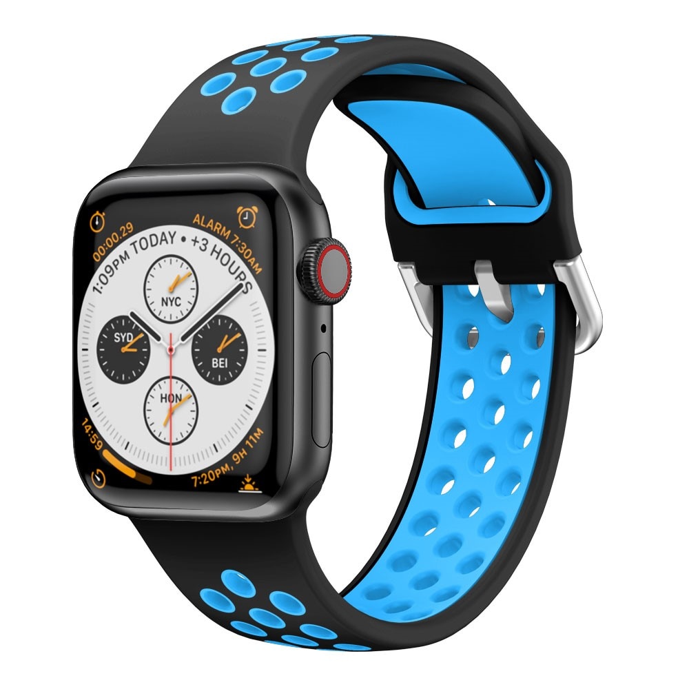 Apple Watch 38/40/41 mm Sport Armband aus Silikon Blau