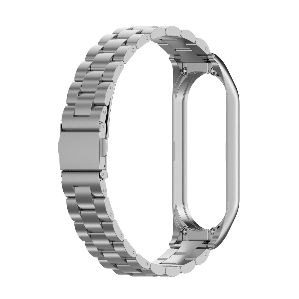 Xiaomi Mi Band 5/6 Armband aus Stahl Silber