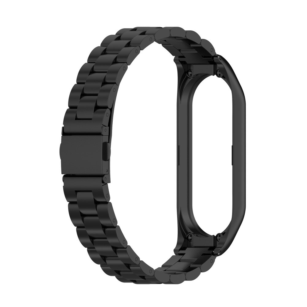 Xiaomi Mi Band 5/6 Armband aus Stahl Schwarz