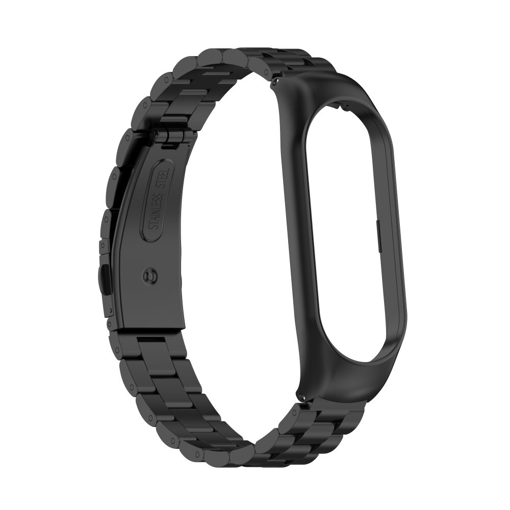 Xiaomi Mi Band 5/6 Armband aus Stahl Schwarz