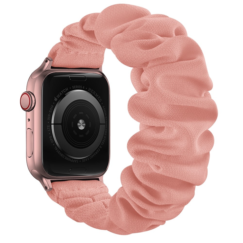 Apple Watch 38/40/41 mm Scrunchie Armband rosa/rosagold