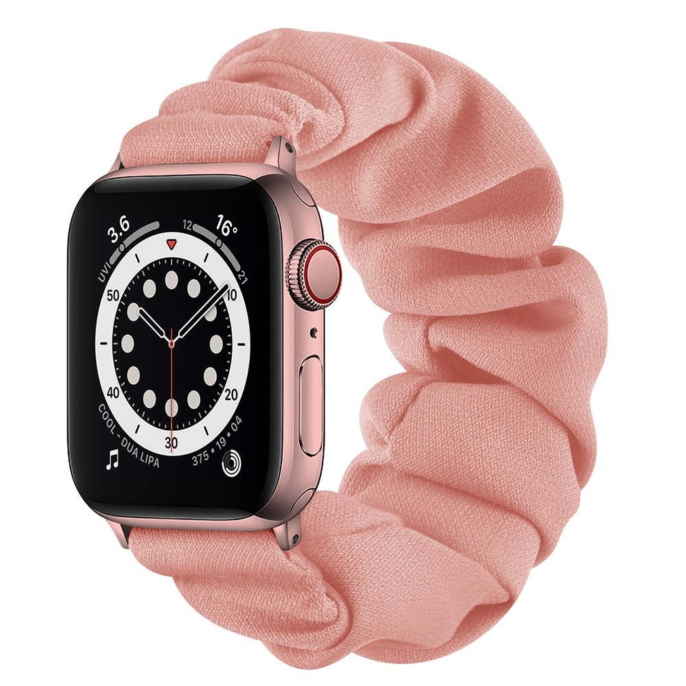 Apple Watch 38/40/41 mm Scrunchie Armband Rosa/Roségold