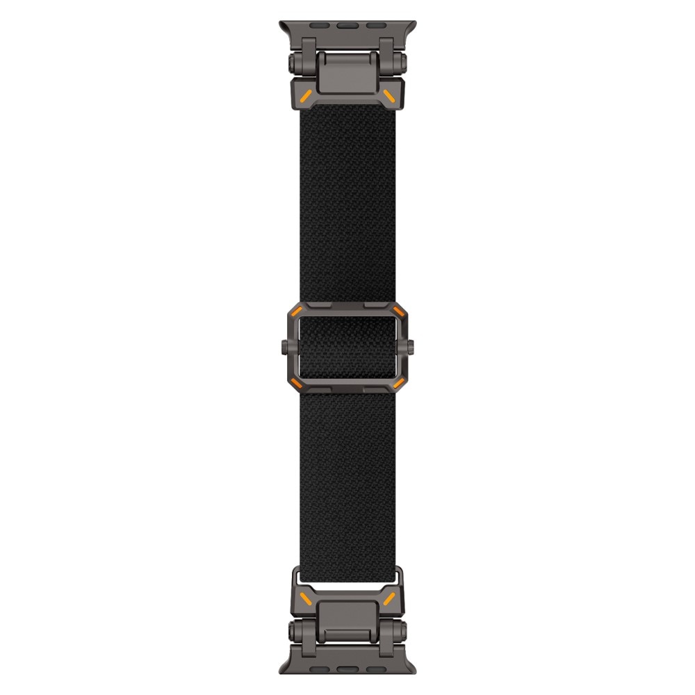 Apple Watch Ultra 49mm 2nd Gen Elastisches Nylon-Armband, Schwarz