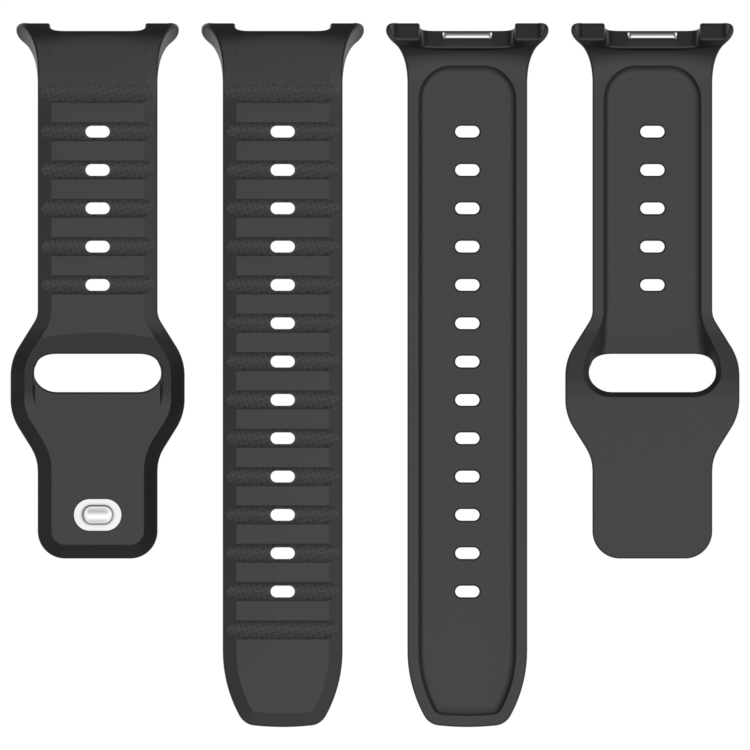 Samsung Galaxy Watch 8 44mm Armband aus Silikon Schwarz