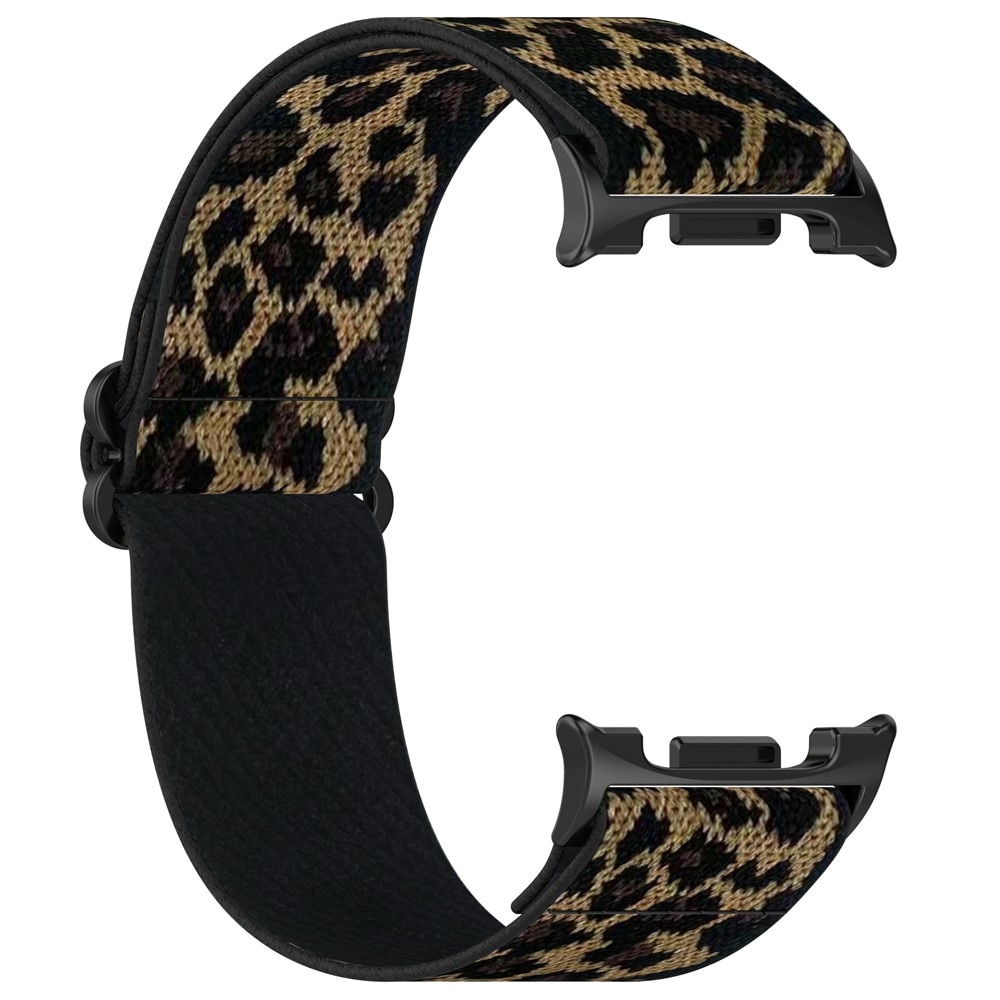 Samsung Galaxy Watch 8 Classic Elastisches Nylon-Armband, Leopard
