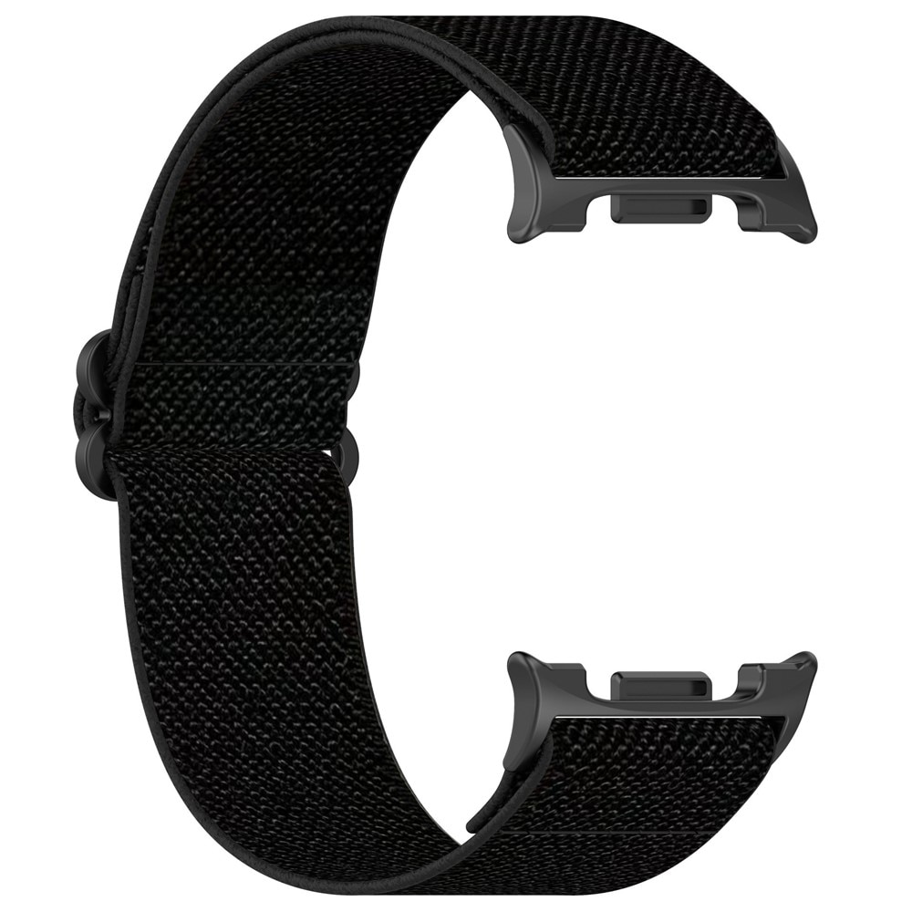 Samsung Galaxy Watch 8 Classic Elastisches Nylon-Armband, Schwarz