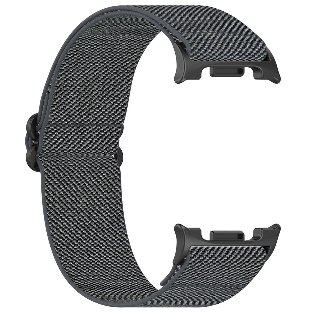 Samsung Galaxy Watch 8 Classic Elastisches Nylon-Armband, Dunkelgrau