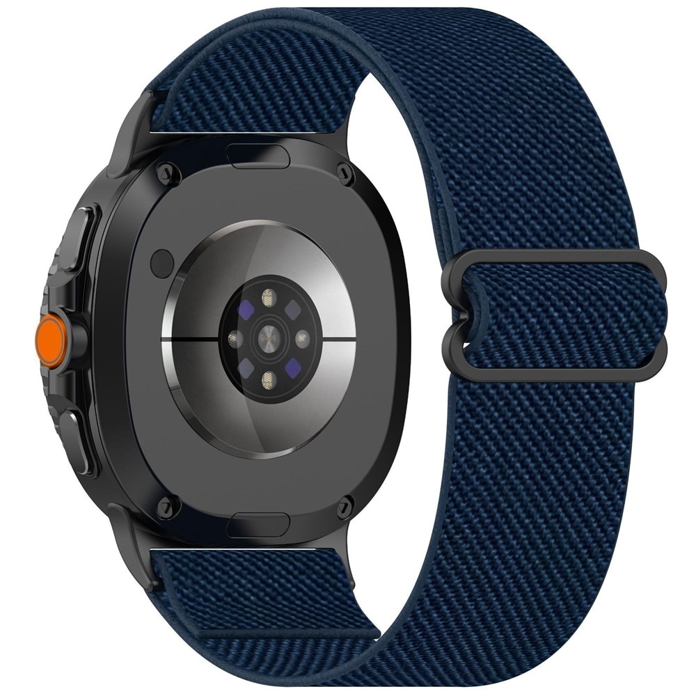 Samsung Galaxy Watch Ultra (2025) Elastisches Nylon-Armband, Dunkelblau
