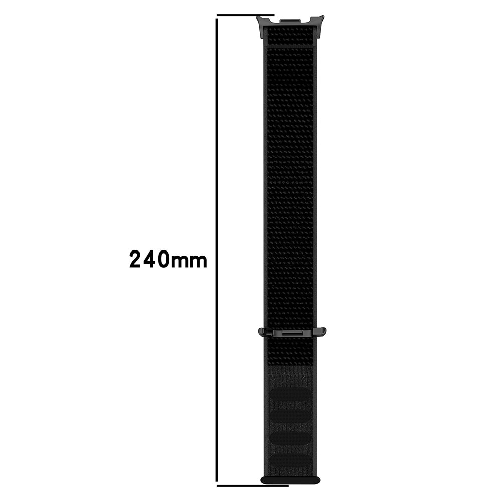 Samsung Galaxy Watch 8 Classic Nylon-Armband Schwarz