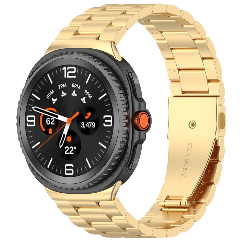 Samsung Galaxy Watch 8 Classic Armband aus Stahl Gold