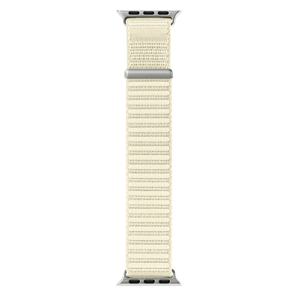Apple Watch SE 40mm Nylon Armband Weiß