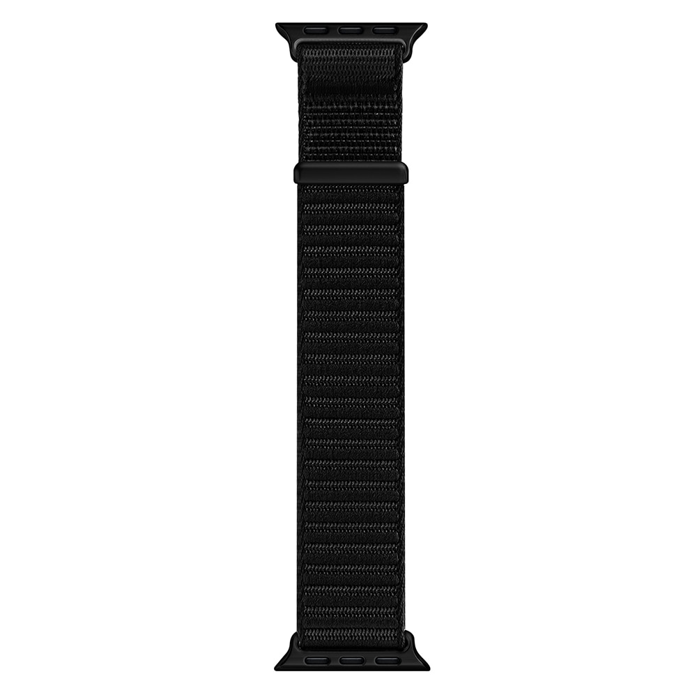 Apple Watch Series 1-3 42mm Nylon Armband Schwarz