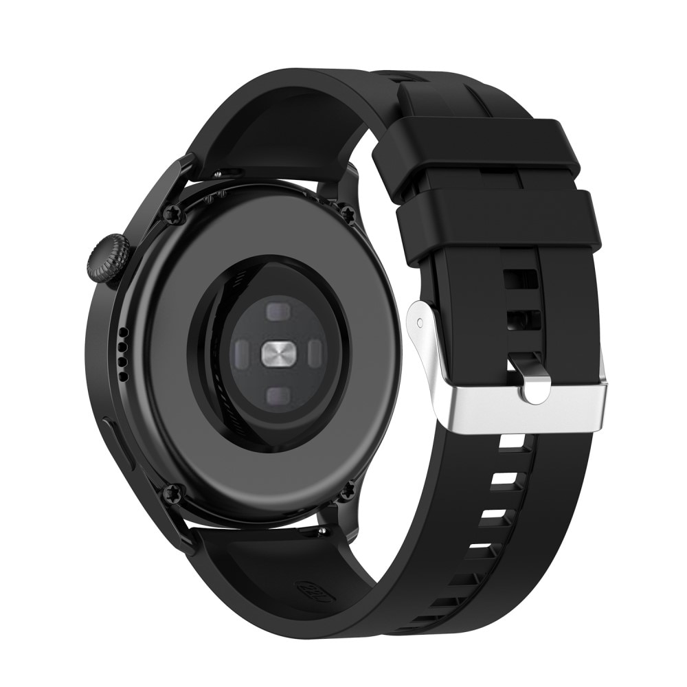 Huawei Watch 3/3 Pro Armband aus Silikon, schwarz