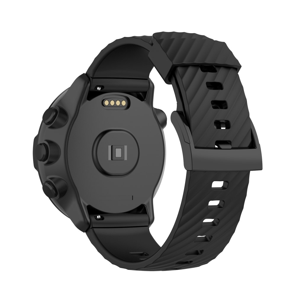 Suunto 7/9/9 Baro Armband aus Silikon, schwarz