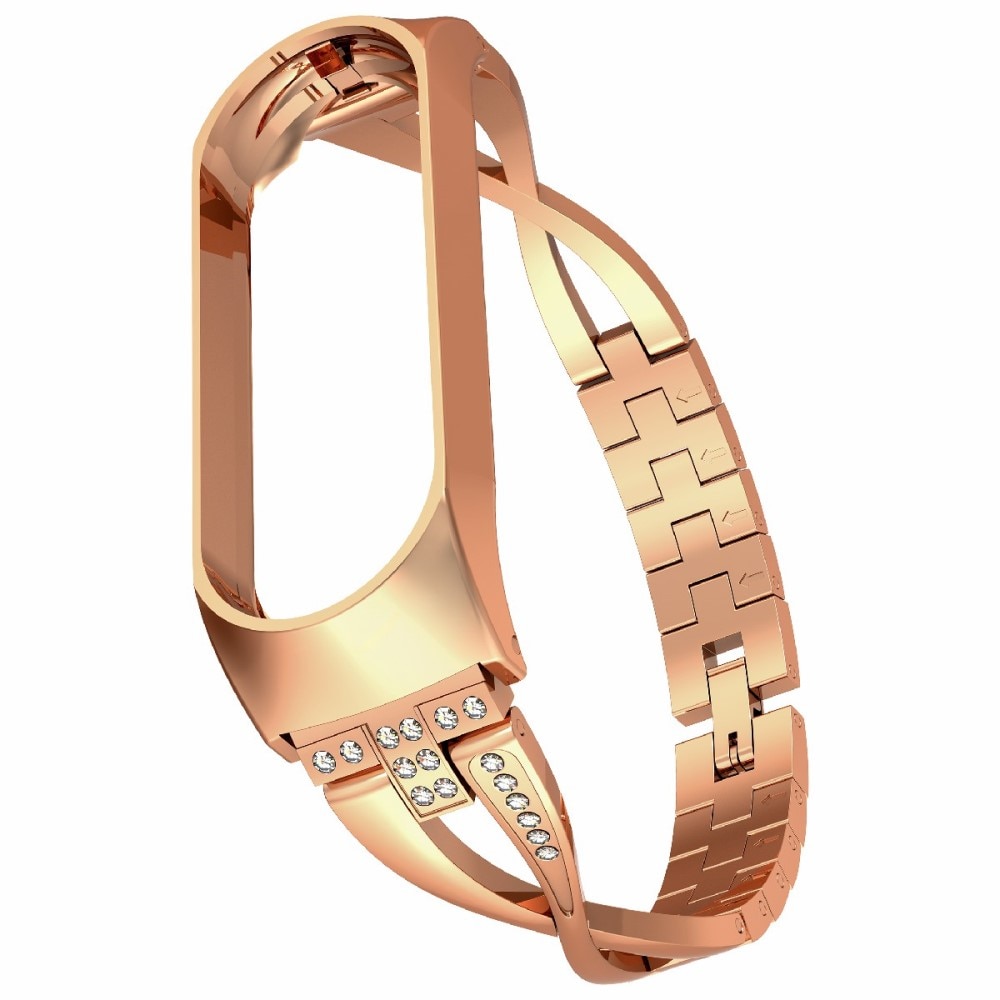 Xiaomi Mi Band 3/4 Crystal Bracelet Roségold