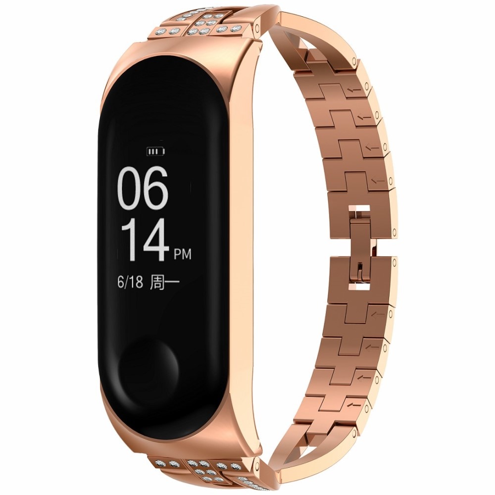 Xiaomi Mi Band 3/4 Crystal Bracelet Roségold