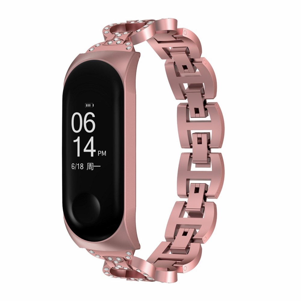 Xiaomi Mi Band 5/6 Rhinestone Bracelet Pink