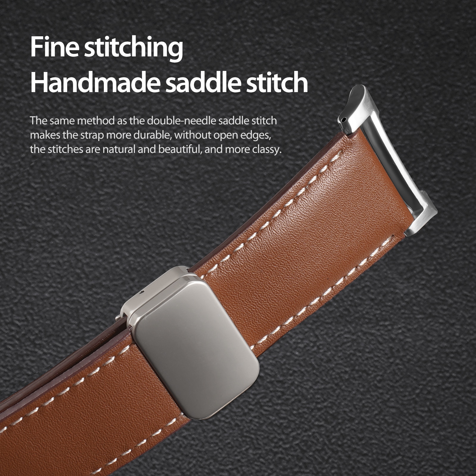 Lederarmband Samsung Galaxy Watch 8 44mm Braun